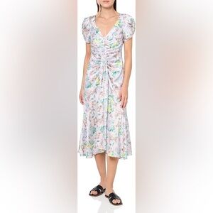 Cinq à Sept Women's Light Washed Floral Walker Dress